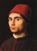Antonello da Messina Portrait of a Young Man oil on canvas
